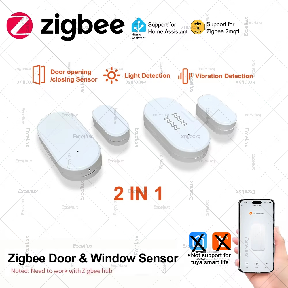 Home Security Door - Sensor de ventana de puerta Zigbee