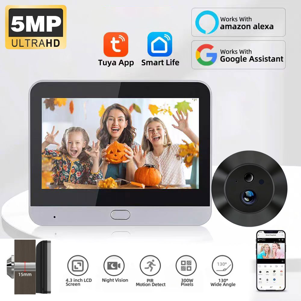 Peephole Camera Viewer - Mirilla Digital Inteligente WiFi 2.4Ghz 5MP
