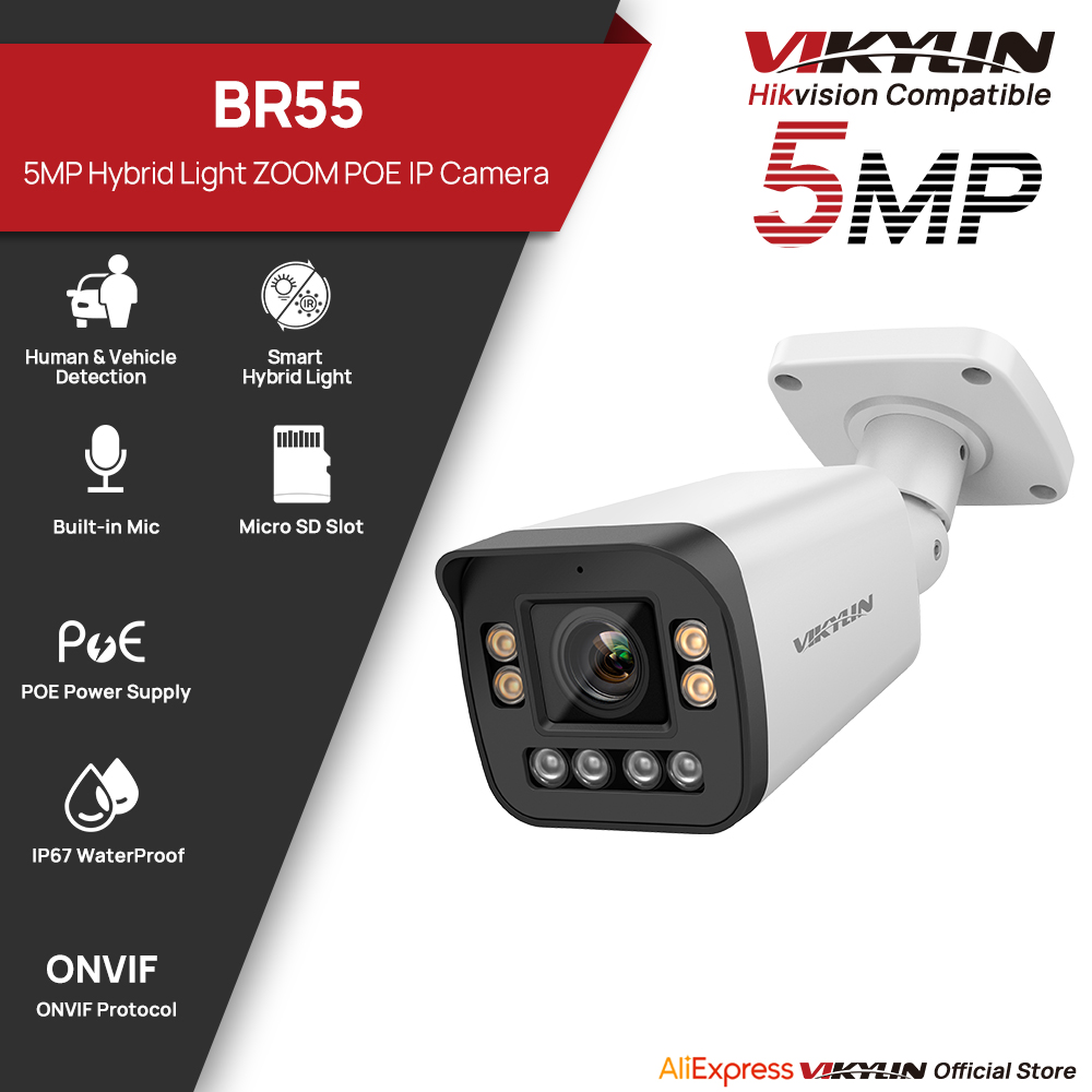 Home Security Hikvision - Cámara de Seguridad IP VIKYLIN 5MP