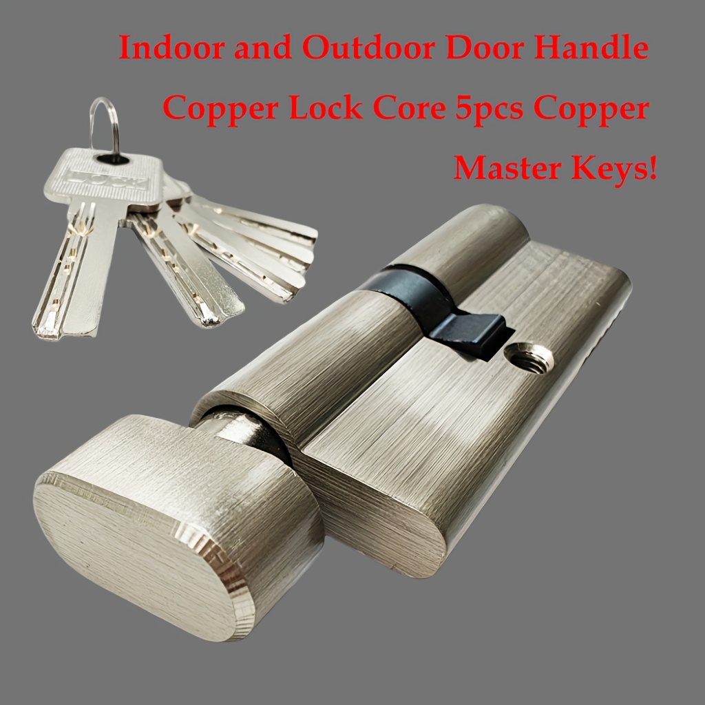 Home Security Packages - Cilindro de cerradura antirrobo de cobre,