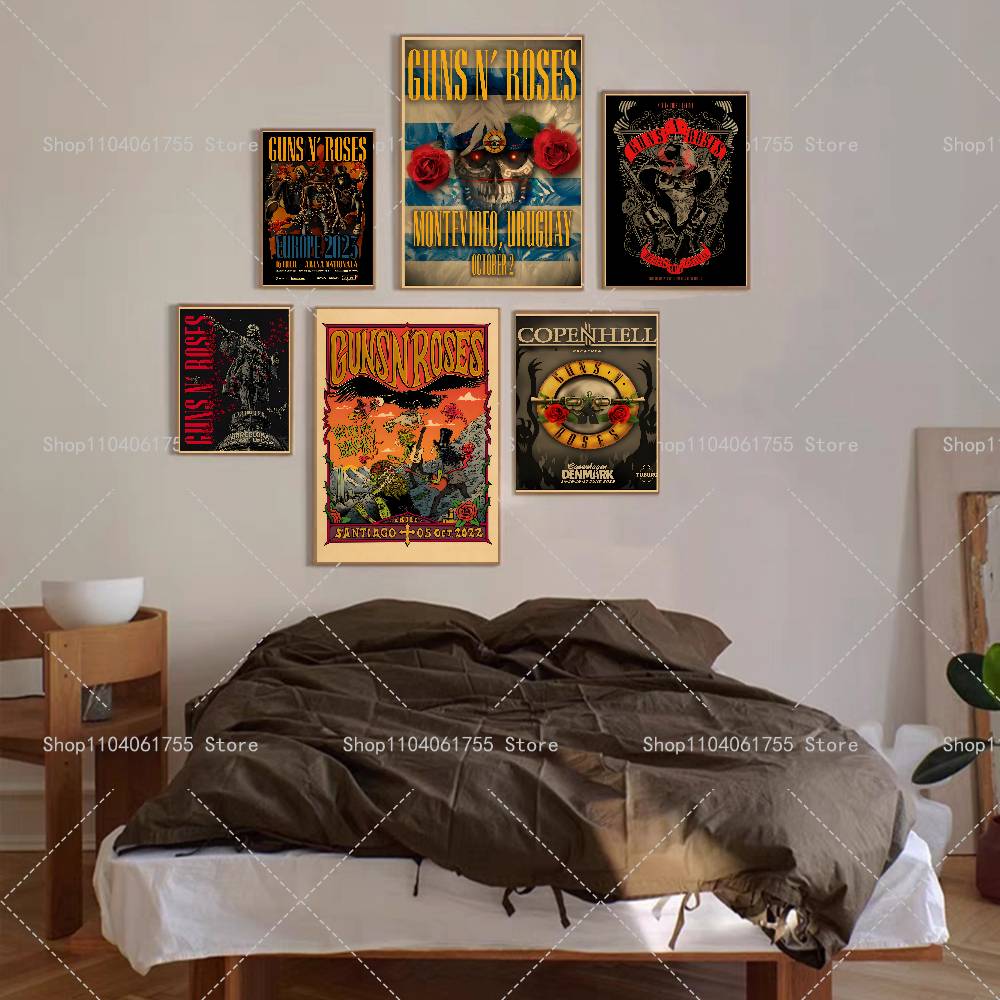 Póster de la banda de rock G-G - Home Security Gun reseña y precio