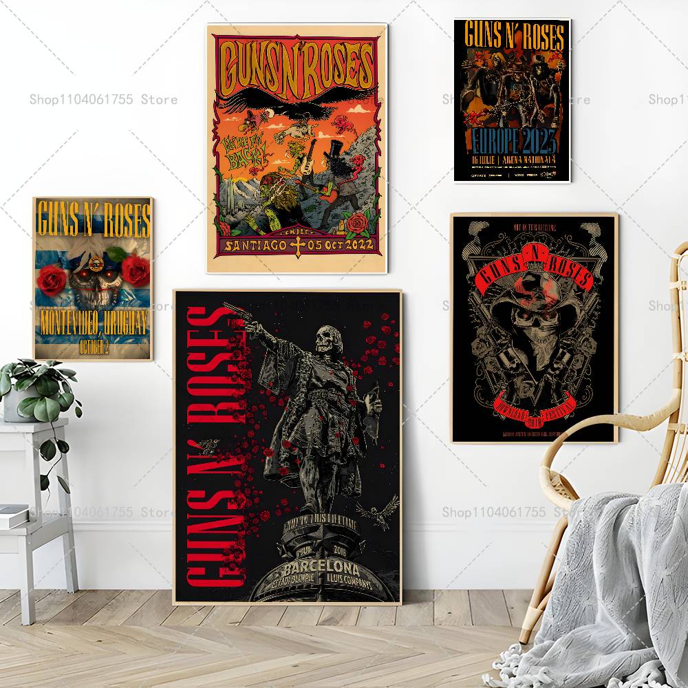 Póster de la banda de rock G-G - Home Security Gun reseña y precio