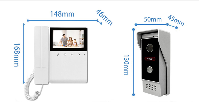 Monitor TFT de 4,3 pulgadas, i - Peephole Camera Viewer reseña y precio