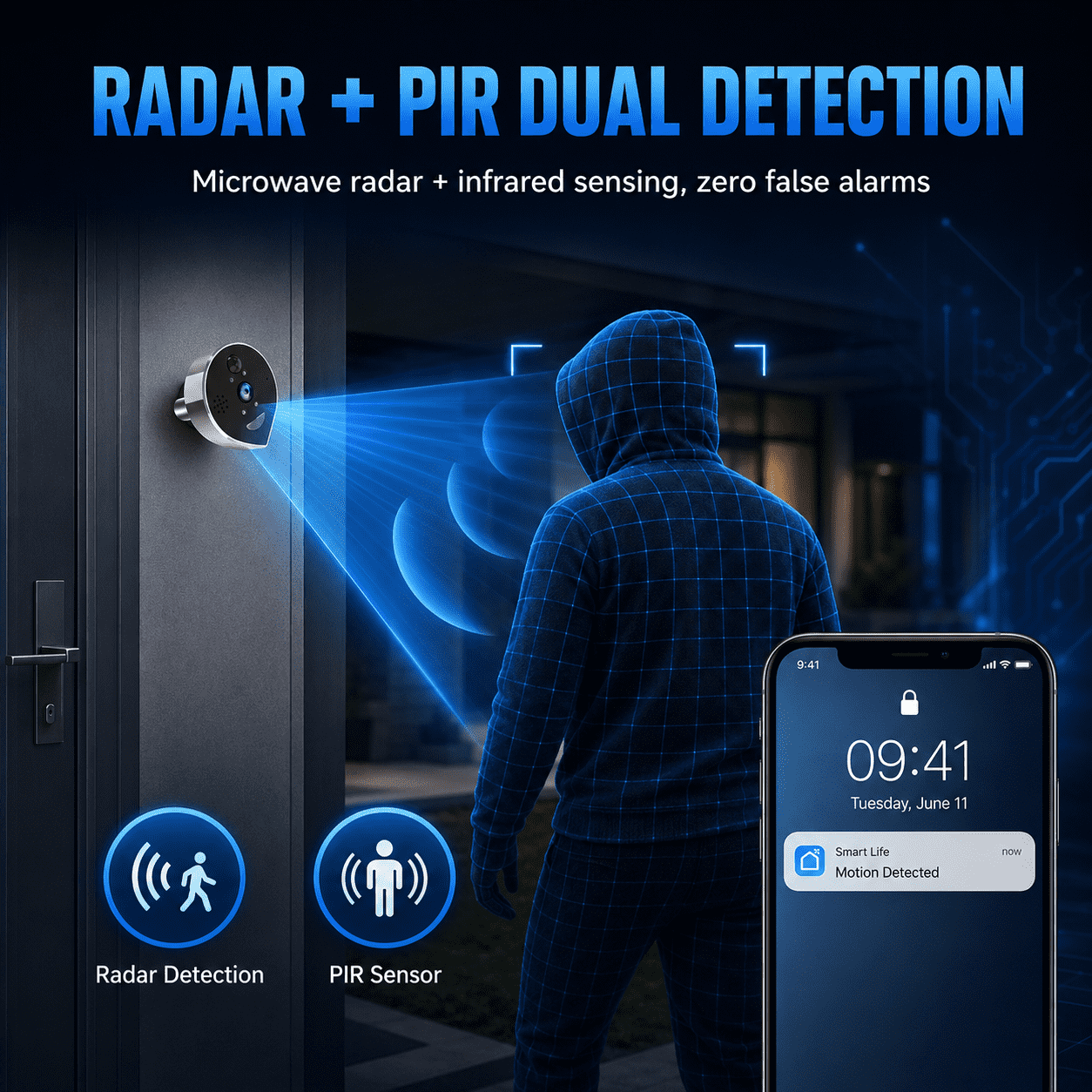 Mirilla Inteligente de 5MP con - Peephole Camera Viewer reseña y precio