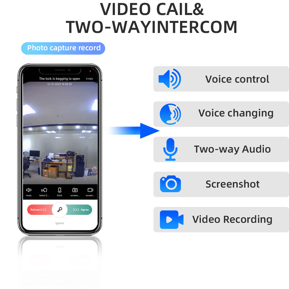 RAYKUBE DF14 Tuya WiFi 3D reco - Peephole Camera Viewer reseña y precio