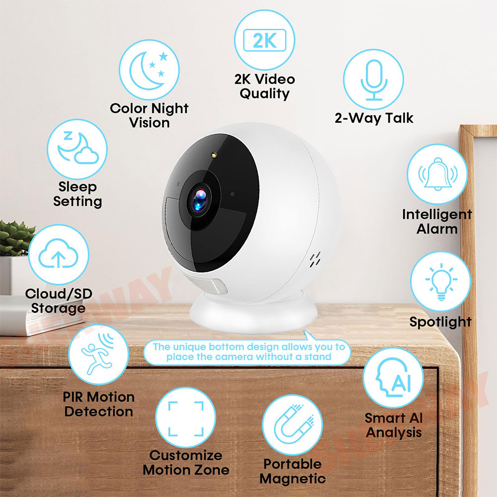 Cámara de Seguridad Inalámbric - Home Security Ai reseña y precio