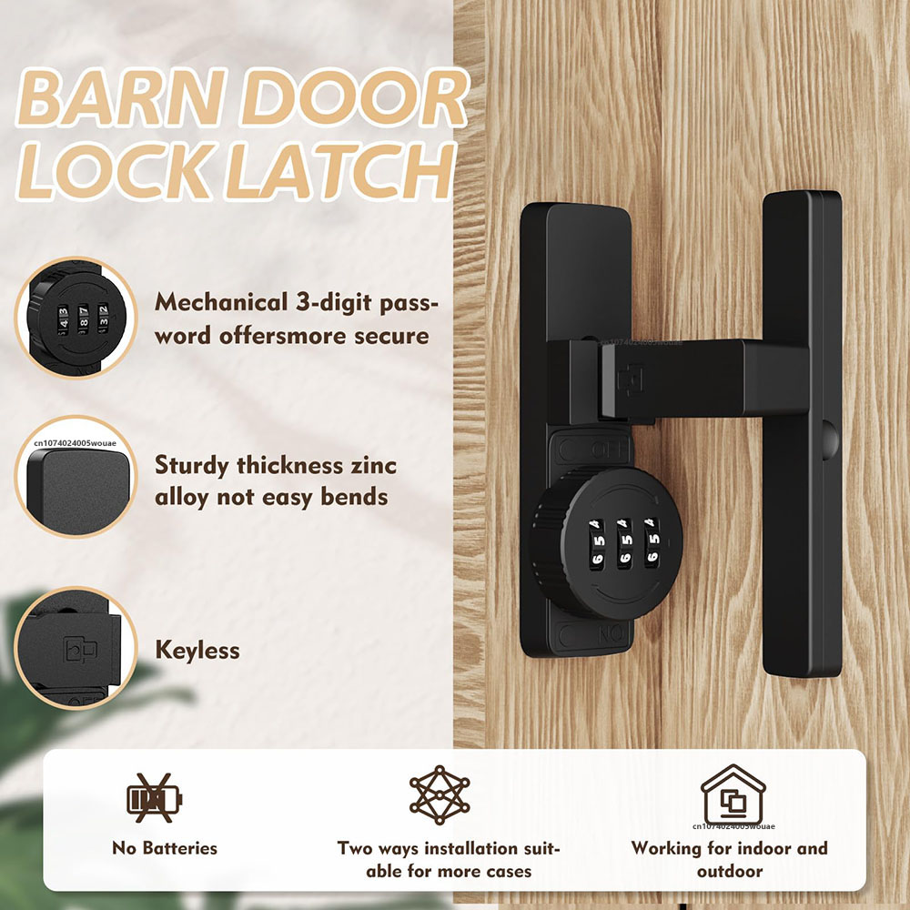 Cerradura de puerta de Granero - Home Security Door reseña y precio