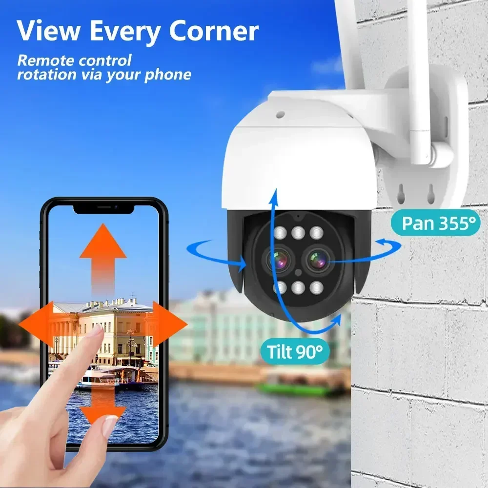 Cámara de seguridad IP PTZ 4K  - Home Security Ai reseña y precio