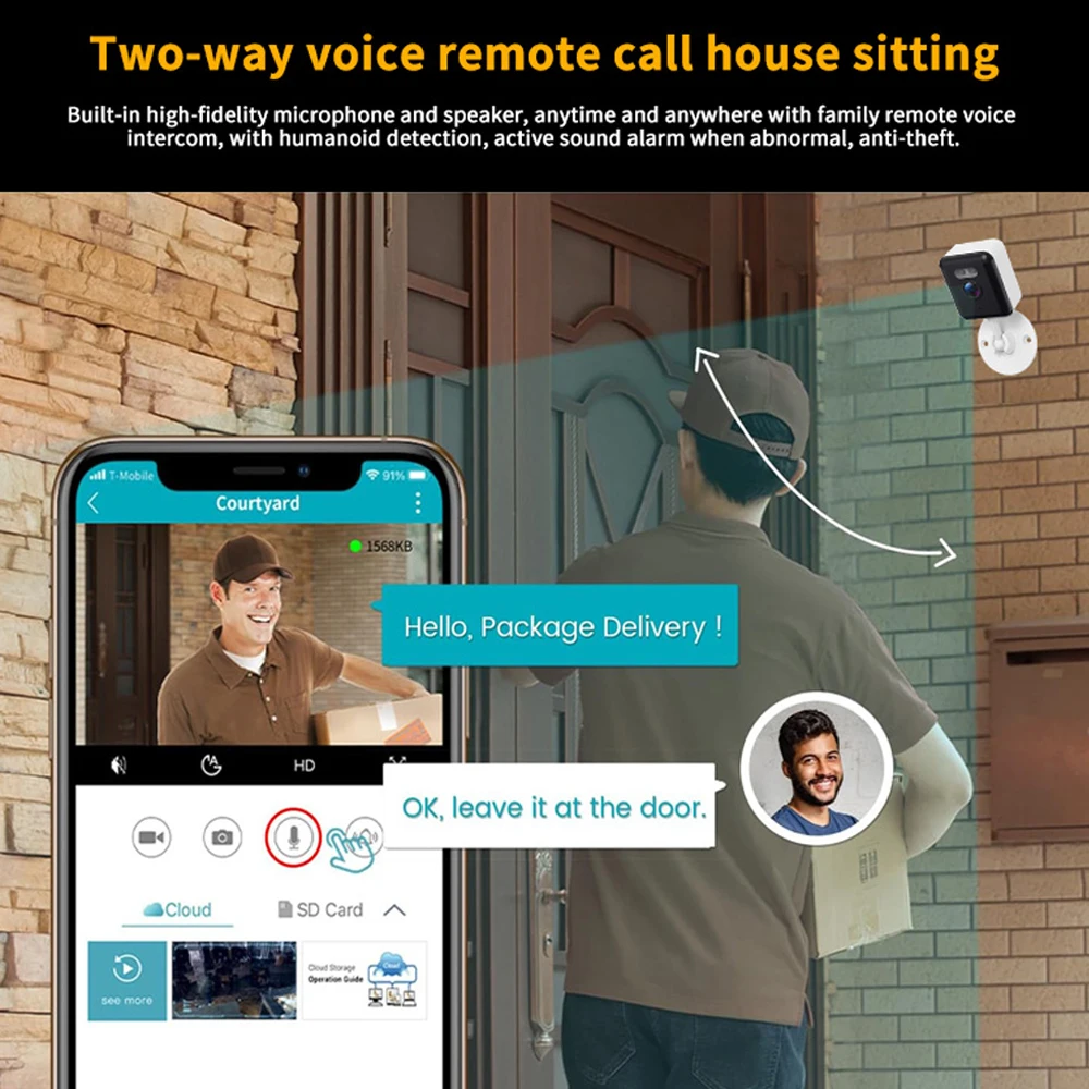 Cámara IP WiFi Tuya Smart Mini - Home Security Ai reseña y precio