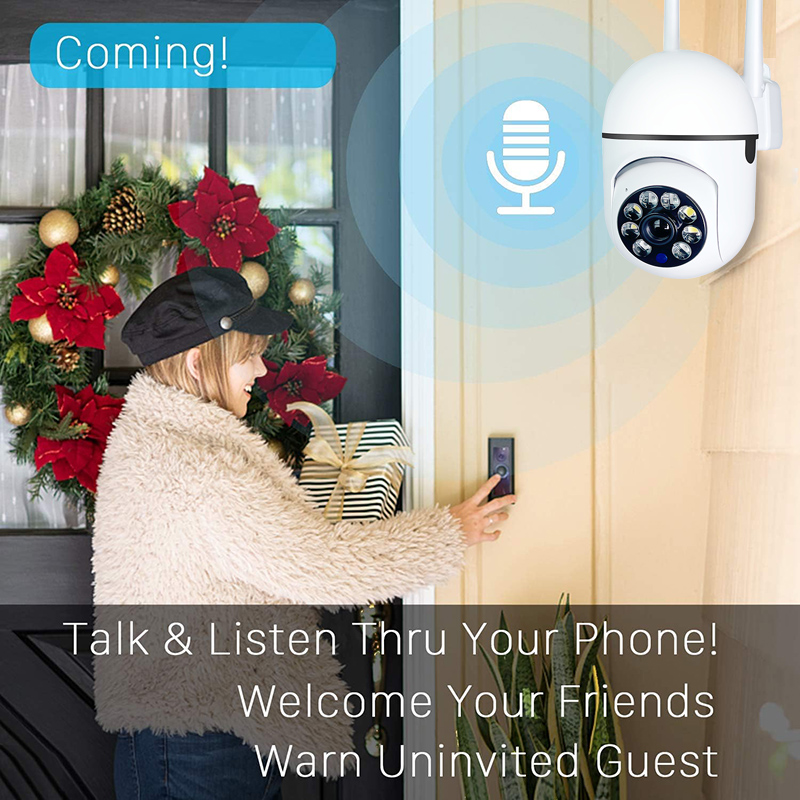 Cámara IP 4K PTZ WiFi para ext - Home Security Ai reseña y precio