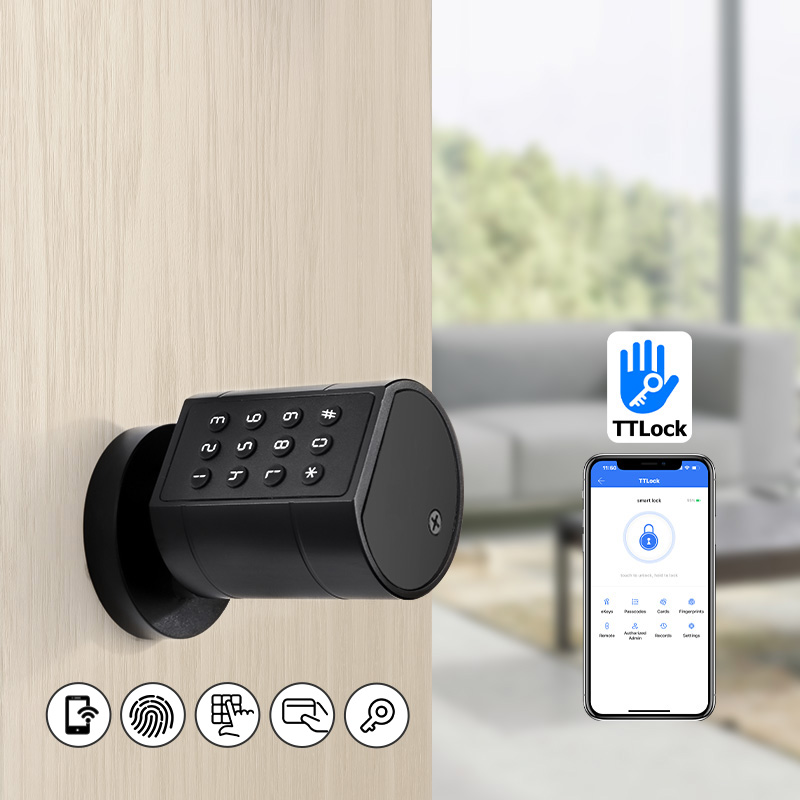 Cerradura de puerta cilíndrica - Home Security Packages reseña y precio