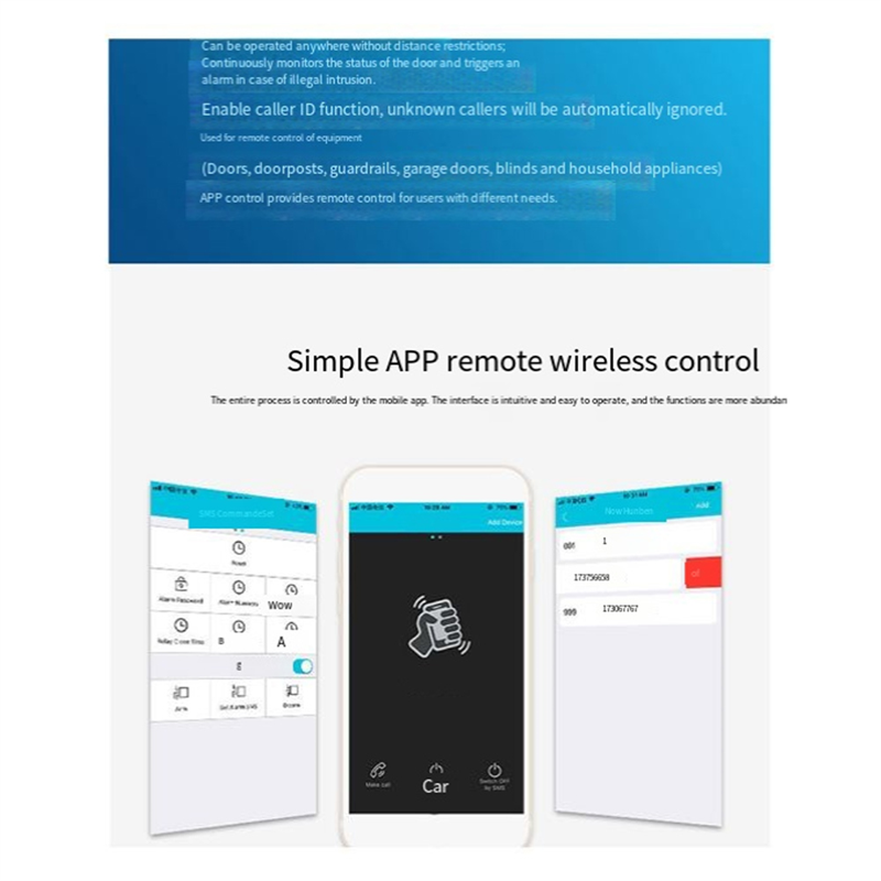 B04C-RTU5024 GSM relé de apert - Home Security Door reseña y precio
