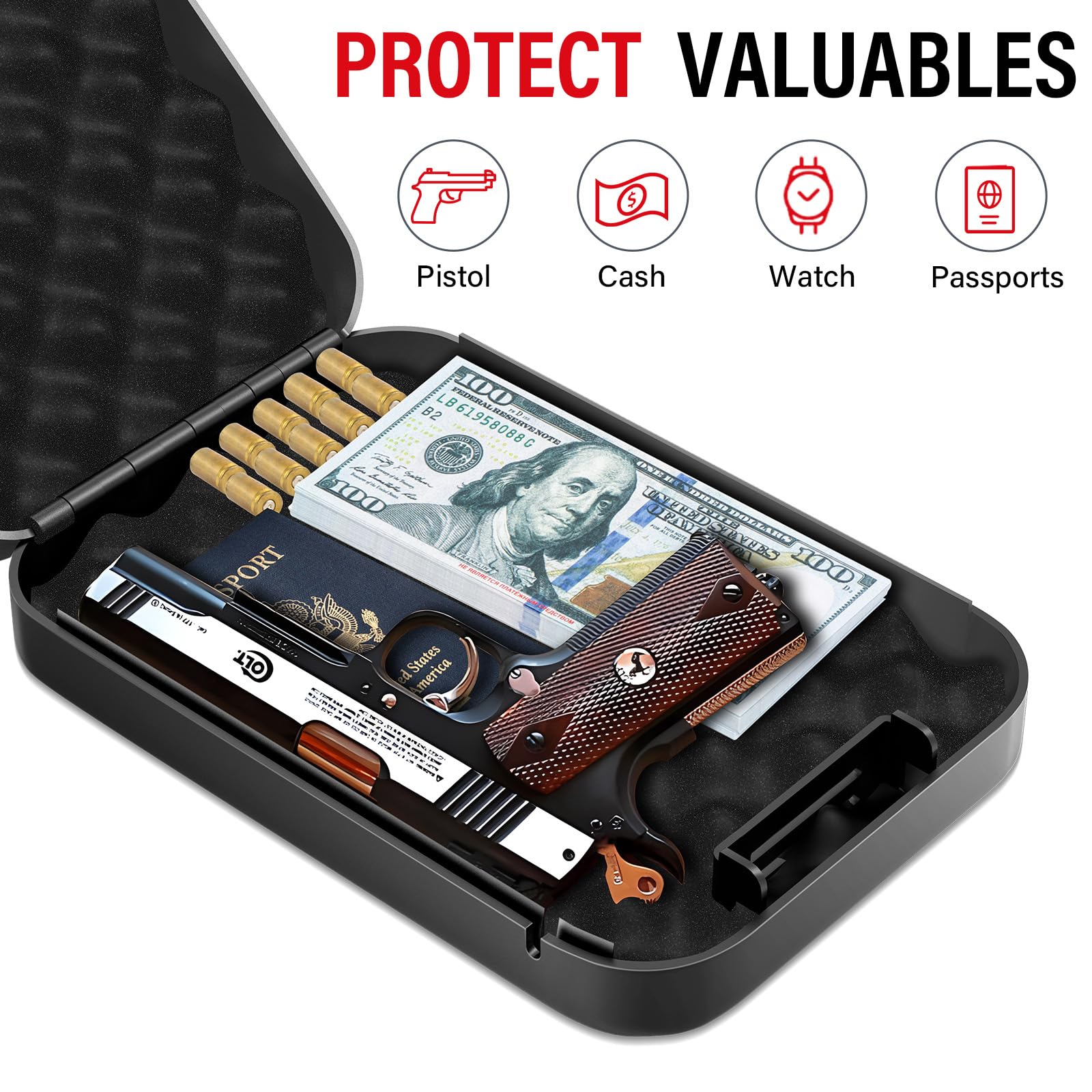 Caja de seguridad Personal con - Home Security Gun reseña y precio