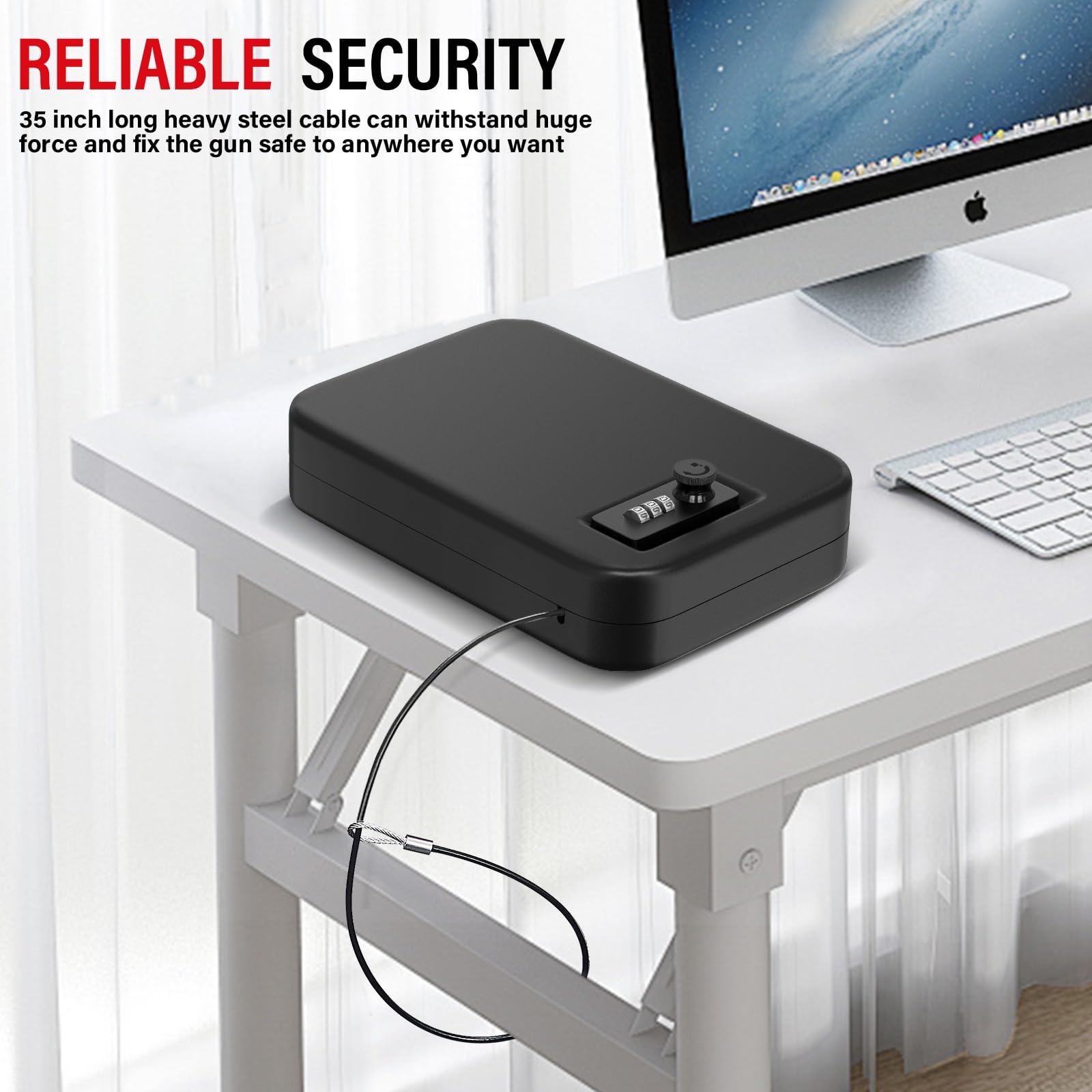 Caja de seguridad Personal con - Home Security Gun reseña y precio