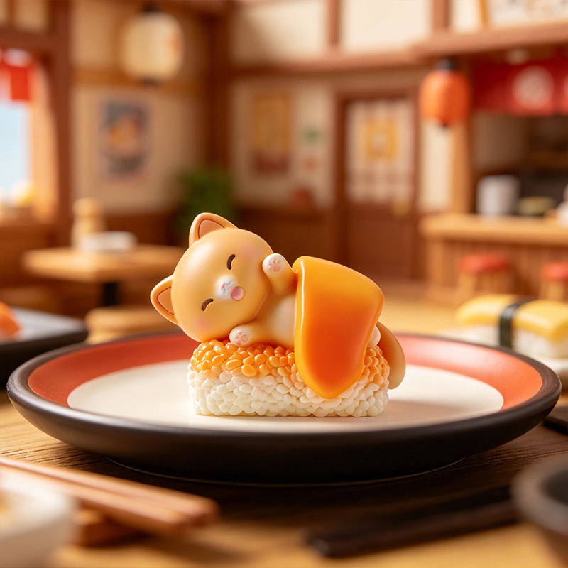 Caja Sorpresa Sushi Cat, Figur - Home Security Packages reseña y precio