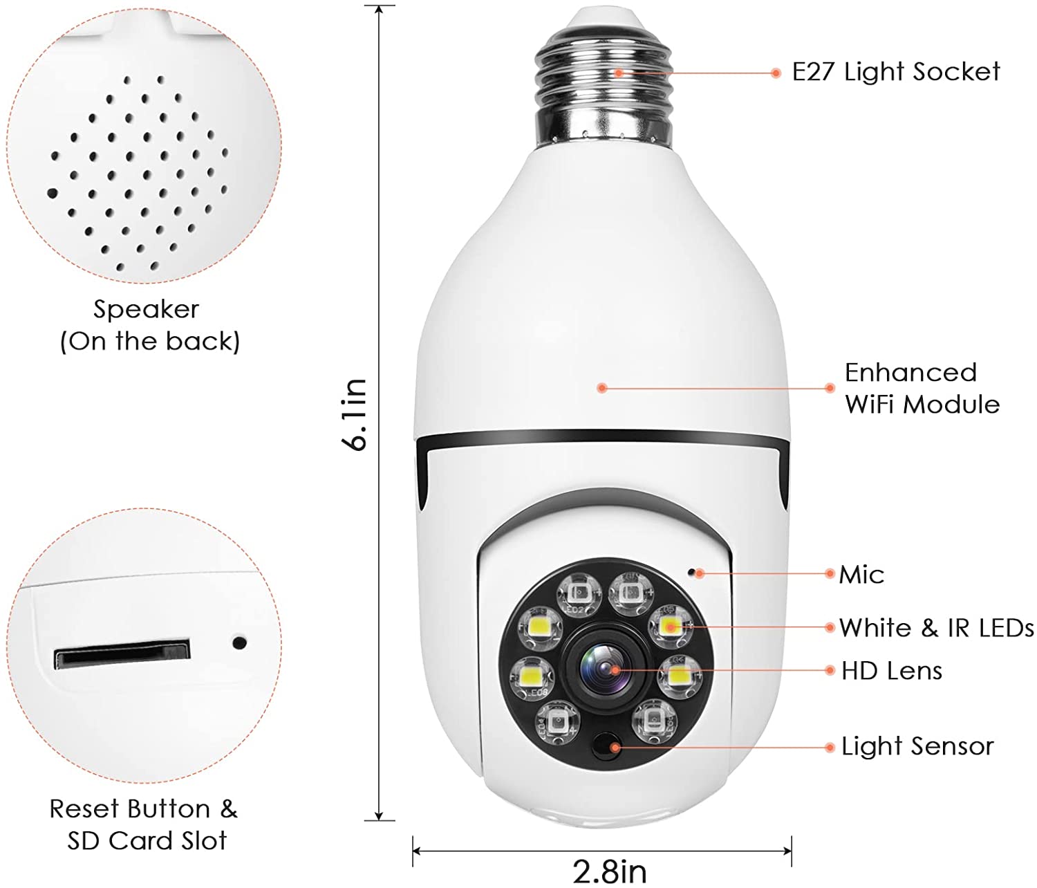 Cámara de videovigilancia para - Home Security Ai reseña y precio