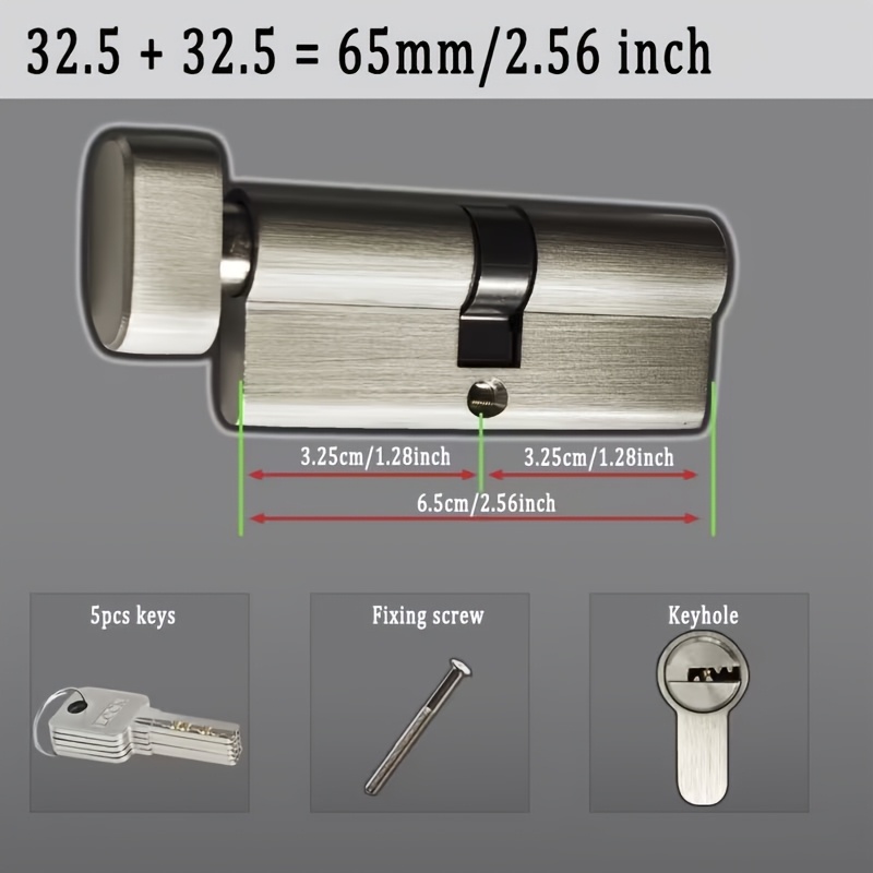 Cilindro de cerradura antirrob - Home Security Packages reseña y precio