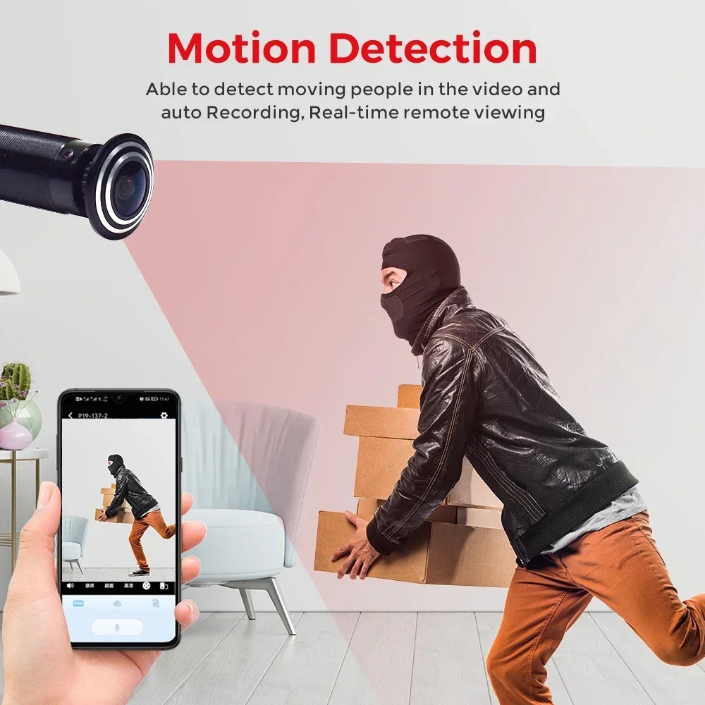Cámara Wifi PEGATISAN 3MP, Cám - Peephole Camera Viewer reseña y precio