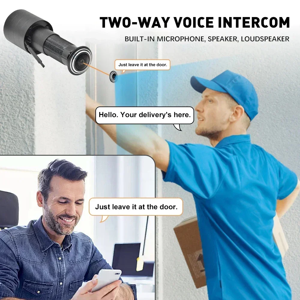 Cámara Wifi PEGATISAN 3MP, Cám - Peephole Camera Viewer reseña y precio